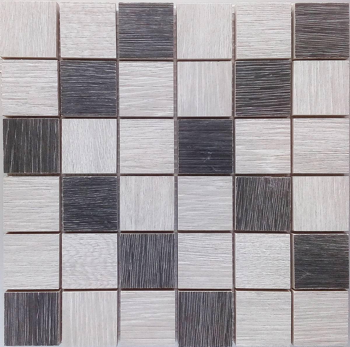 MALLA WOOD MIX GRIS - 29x29 - 1 m²