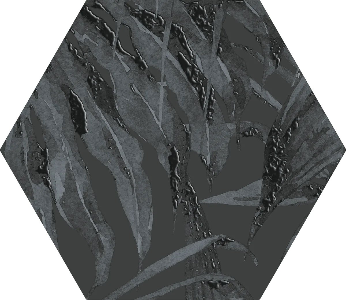 BORNEO DROPS IRON BLACK 21,6X25 - 0,97 m²