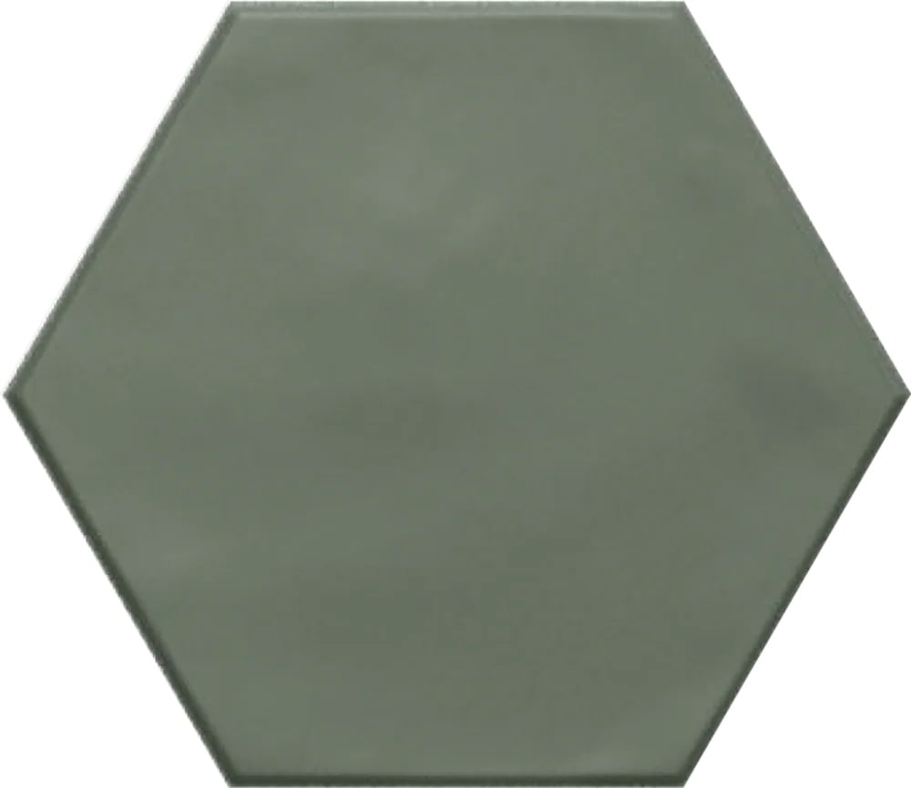 GEOMETRY HEX GREEN MAT 15X17,3 - 0,86 m²