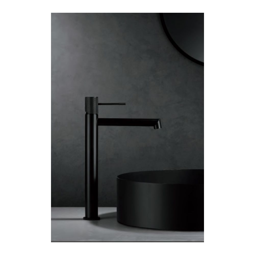 Mitigeur Monocommande de Lavabo d´Optima. Noir Mate France