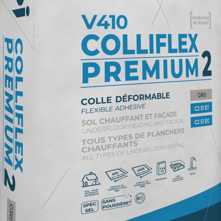 Colle COLLIFLEX PREMIUM V410 GRIS - 25 kg VPI - 