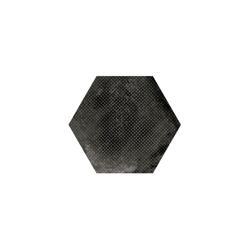 Tomettes hexagones Carrelage hexagonal  d cor noir 29 2x25 