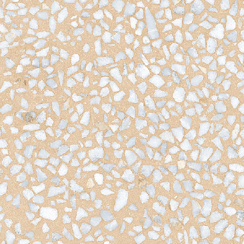 ECHANTILLON (taille variable) de Carrelage imitation Terrazzo Granito 30x30 cm Amalfi Beige anti-dérapant R10 - 2