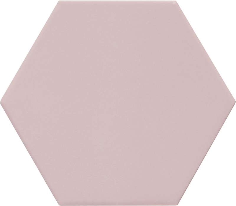 Carrelage hexagonal rose KROMATIKA ROSE R10 - 11.6x10.1cm - 26465 - 0.43 m² - 2