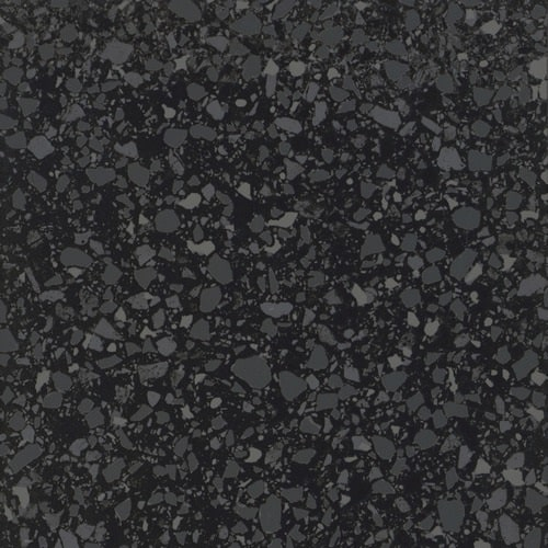 Carrelage imitation terrazzo MARMETTE NERO 60X60 rectifié - 1.44m² - 2