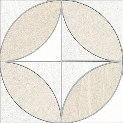 Carrelage imitation ciment 15x15 cm BOOWIE CREME Rectifié - 1m² - 2