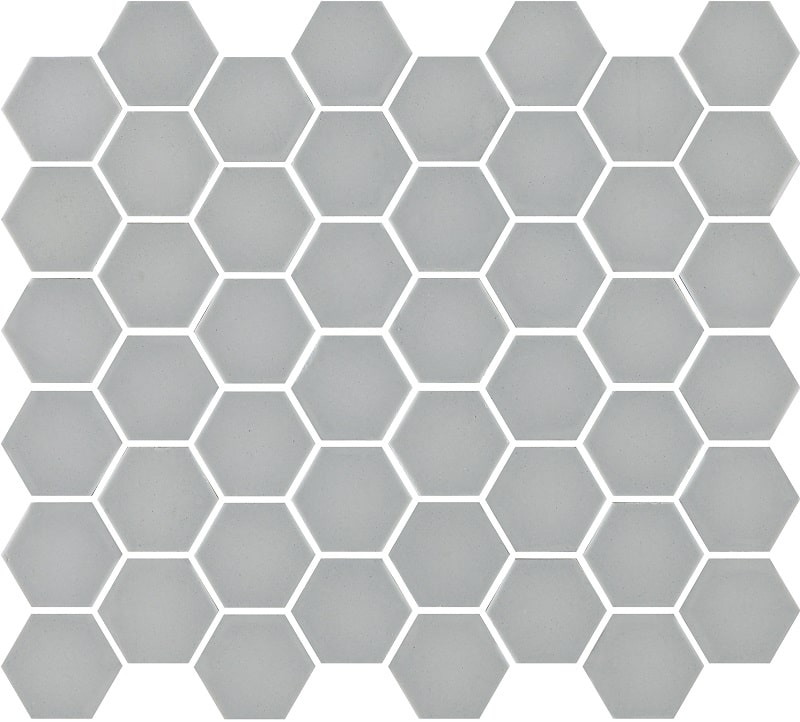 Mosaïque mini tomette hexagonale 30x30 cm SIXTIES GRIS mate - 1m² - 2