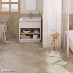 Carrelage hexagonal HOUDAN WHEAT 17,5x20 - 0,71 m² Vives Azulejos y Gres