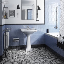 Faïence aspect zellige MASDINE BLUE 7,5x30 - 1 m² ESTUDIO CERAMICO