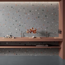 Carreau style granito coloré 80x80 cm NAPPAGE DECOR ANTHRACITE -R10- 1.28m² 