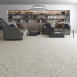 Carrelage aspect terrazzo rectifié JACEE CENIZA 59,3X59,3- 1,406 m² Keope