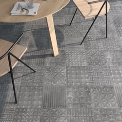 Carrelage grès cérame aux décors multiples aspect pierre LAIA LENAR GRIS 29,3x29,3 - 0,94 m² Nanda Tiles