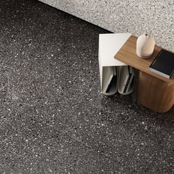 Carrelage grès cérame effet pierre PALMERSTON ALGO BLACK 60X60 - 1,44m² Arcana