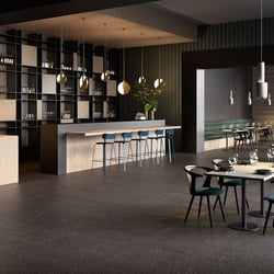 Carrelage grès cérame brillant effet pierre PALMERSTON BLACK 30X60 - 1,08m² Coem ceramiche