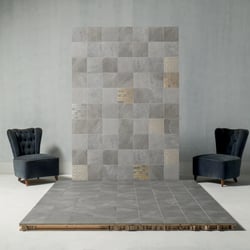 Carrelage effet pierre SUZANO ROCCIA PERLA 20x20 - 0,96 m² Aleluia Ceramicas