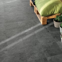 Carrelage effet pierre SUZANO ROCCIA GRIGIO 20x20 - 0,96 m² Baldocer