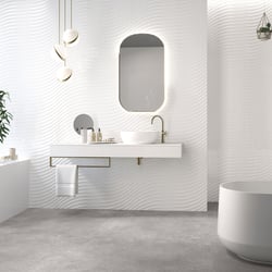 CURVE WHITE GLOSS - 33.3X100 - 1,33 m² Baldocer