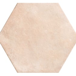 Carrelage hexagonal imitation pierre PUYG ARENA - 56X48,5 - 1,2 m² 