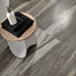 Carrelage grès cérame effet pierre DALLON WALL DARK GREY 22,5X90 - 1,21m² Coem ceramiche