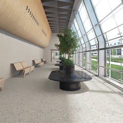 Carrelage grand format aspect terrazzo JACEE CENIZA  120X120- 1,44 m² 
