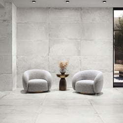 Carrelage aspect pierre DETROIT WHITE 60X60 RECT - 1,08 m² 