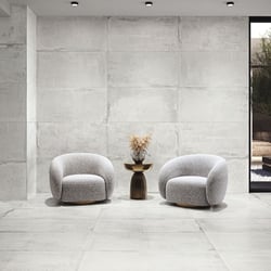 Carrelage aspect pierre DRYDEN WHITE 60X60 RECT - 1,08 m² 