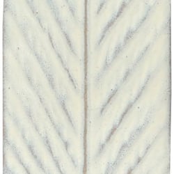 CERAMIQUE FEUILLES LONGUES BLANCHES 19,5x5,7 cm  - 0,42 m² Bati Orient