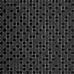 VENO04 MOSAIQUE 1.2X1.2 CM VERRE MAT BRILLANT NOIR 30X30X0,8  - 1 unité Baldocer