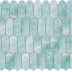 VETU01 ECAILLE VERRE RECYCLÉ TURQUOISE MARBRÉ 298x252 - 1 unité Natucer