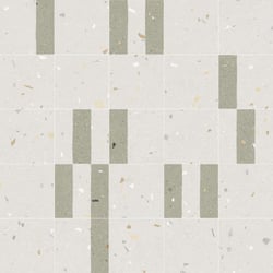 Carrelage effet terrazzo COMINO GRANOLA MENTA - 20X20 - 1 m² Vives Azulejos y Gres