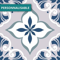 Carreau imitation ciment personnalisable sur mesure HAPPY R9 - 0.96m² Estilker ceramica