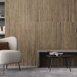 Faience effet bois grand format BAMBOU BOIS WALNUT 40X120 - 1.44 m² Realonda