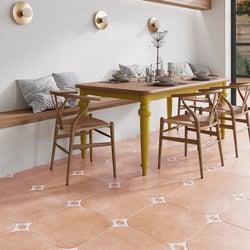 Carrelage tradition ornementale TETUAN COTTO 44,2X44,2 - 1.37 m² Vives Azulejos y Gres