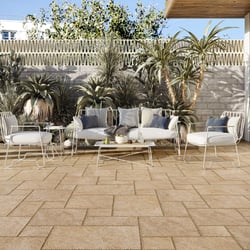 Carrelage modulaire imiation pierre DIANA BEIGE MODULAR 44X66 - 0.87 m² Nanda Tiles