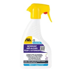 ALGACID 500 ml - détergent anti-algues pour l’extérieur - Spray de 500 ml Fila