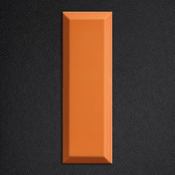 Carrelage Métro biseauté 10x30 cm naranja orange brillant - 1.02m² Ribesalbes