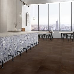 Carrelage imitation azulejo Ozone blue decor 60x60 - Rectifié - 1,773m² Nanda Tiles