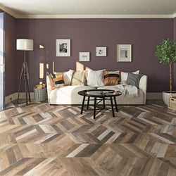 Carrelage losange imitation bois 70x40 DIAMOND PALLET CHEVRON MIX - 0.98m² Realonda