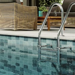 Carrelage style piscine tropicale EDEN BALI 33X33 cm - 1m² 