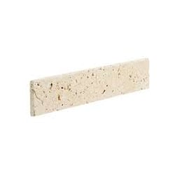 Plinthe TRAVERTIN vieilli beige MIX TUMBLED 8x40,6x1.2 cm - Vendu par 10 unités Vives Azulejos y Gres