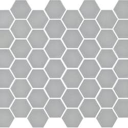 Mosaïque mini tomette hexagonale 30x30 cm SIXTIES GRIS mate - 1m² 