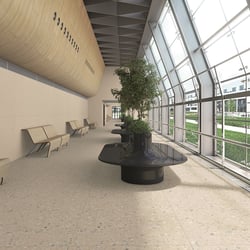Carrelage grand format aspect terrazzo JACEE CREMA  120X120- 1,44 m² 