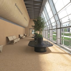 Carrelage grand format aspect terrazzo JACEE MOSTAZA 80X80- 1,28 m² 