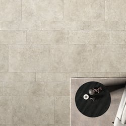 Carrelage grès cérame rectifié effet pierre de Jérusalem GOLDCOAST GREY 30,2X90,6 - 1,64m² Coem ceramiche