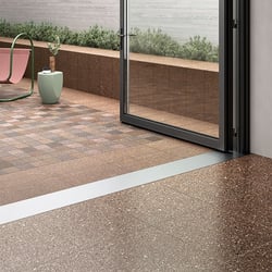 Carrelage grès cérame effet pierre PALMERSTON BROWN 75X75 - 1,13m² Coem ceramiche