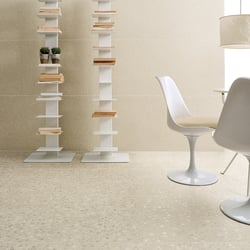 Carrelage grès cérame aspect terrazzo TANCON CAOLINO MAXI 60X60 - 1,44m² Vives Azulejos y Gres