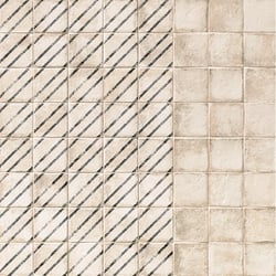 Carrelage effet ciment beige TOMAR PATTERN SAND 11X11 - 0,5 m² 