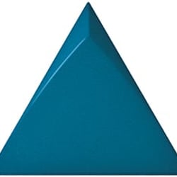 Faience triangle à relief MAFINGA TIROL ELETRIC BLUE 10,8X12,4 cm - 0,13 m² 