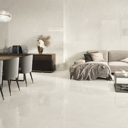 Carrelage imitation marbre ETERNEL CREAM PULIDO 120X120 - 1,44m² 