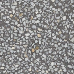 Carrelage imitation Terrazzo Granito 30x30 cm Amalfi Grafito anti-dérapant R10 - 0.99m² Ribesalbes